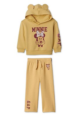 CONJUNTO FLANELADO 2 PEÇAS GAP - MINNIE AMARELA - MENINA