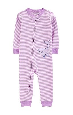 MACACÃO CARTER'S - BALEIA LILÁS - MENINA