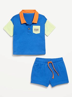 CONJUNTO VERÃO 2 PEÇAS OLD NAVY - AZUL CLASSIC - MENINO