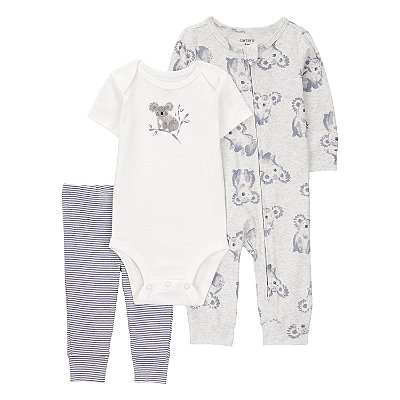 CONJUNTO 3 PEÇAS CARTER'S - COALA - UNISSEX