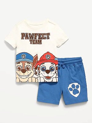 CONJUNTO VERÃO 2 PEÇAS OLD NAVY - PATRULHA CANINA - MENINO