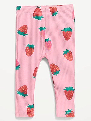 CALÇA LEGGING OLD NAVY - MORANGUINHO ROSA - MENINA