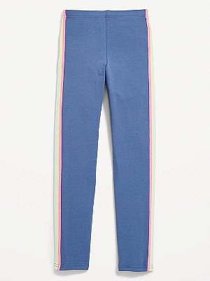 CALÇA LEGGING OLD NAVY - AZUL LISTRADO - MENINA