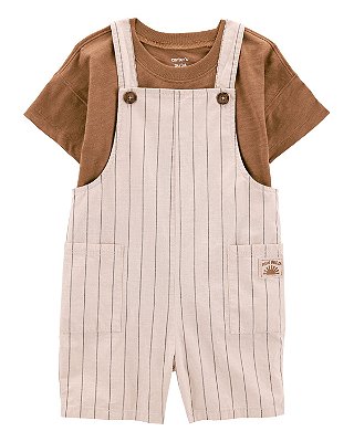 JARDINEIRA CARTER'S - RUN WILD - MENINO