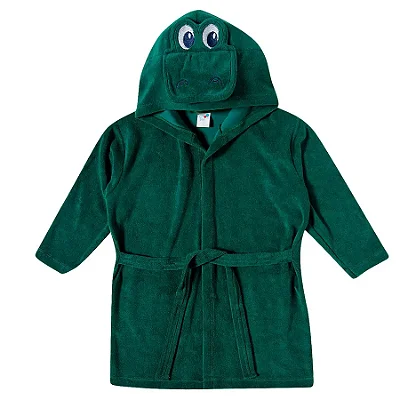 ROUPÃO DE BANHO TIP TOP KIDS - JACARÉ - MENINO