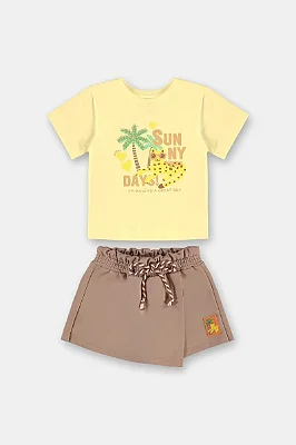 CONJUNTO VERÃO 2 PEÇAS UP BABY - SUNNY DAY - MENINA