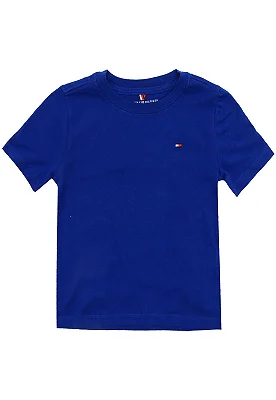 CAMISETA MANGA CURTA TOMMY HILFIGER - AZUL ROYAL - MENINO