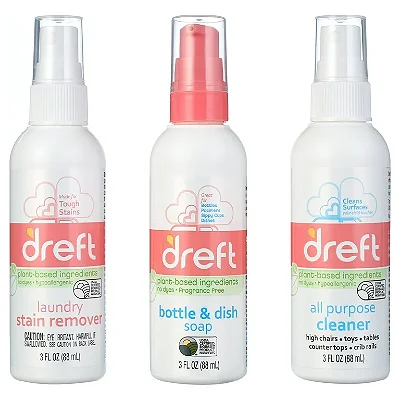 KIT DE LIMPEZA PARA VIAGEM DREFT - 266mL
