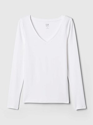 CAMISETA MANGA LONGA GAP - BRANCA - FEMININA