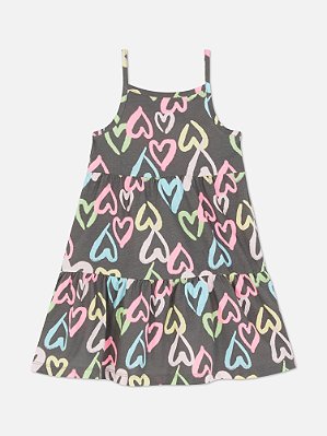 VESTIDO PRIMARK - CORAÇÃO - MENINA