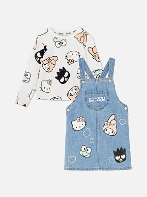 JARDINEIRA PRIMARK - HELLO KITTY - MENINA