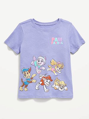 CAMISETA MANGA CURTA OLD NAVY - PATRULHA CANINA - MENINA