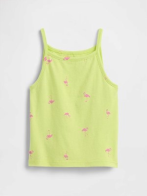 CAMISETA REGATA GAP - FLAMINGOS NEON - MENINA