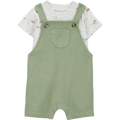 JARDINEIRA CHILD OF MINE by CARTER'S - DINOS VERDE - MENINO