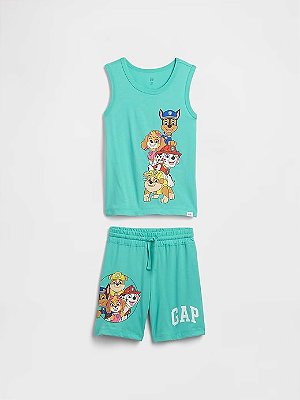 CONJUNTO VERÃO 2 PEÇAS GAP - PATRULHA CANINA - MENINO