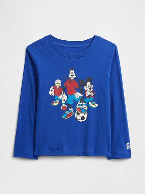 CAMISETA MANGA LONGA GAP DISNEY - MICKEY FRIENDS - MENINO