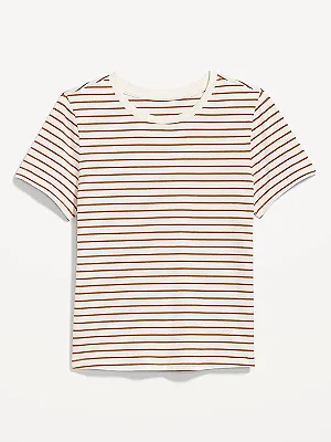 CAMISETA MANGA CURTA OLD NAVY - LISTRADINHA - FEMININA