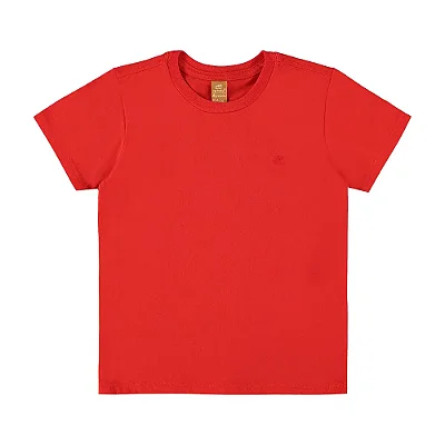 CAMISETA MANGA CURTA UP BABY - VERMELHA - MENINO