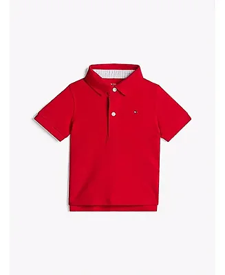 CAMISETA MANGA CURTA POLO TOMMY HILFIGER - VERMELHA - MENINO