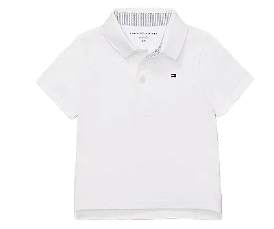 CAMISETA MANGA CURTA POLO TOMMY HILFIGER - BRANCA - MENINO
