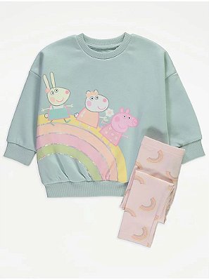 CONJUNTO 2 PEÇAS GEORGE BABY - PEPPA PIG - MENINA