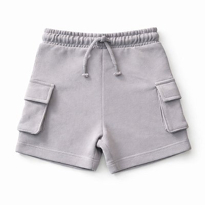 BERMUDA MOLETOM GEORGE - CINZA - MENINO