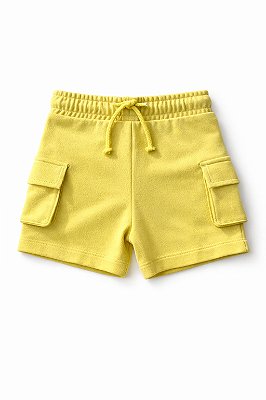 BERMUDA MOLETOM GEORGE - AMARELA - MENINO