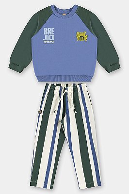CONJUNTO MOLETOM 2 PEÇAS TRÊS E JÁ KIDS - SAPINHO - MENINO