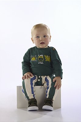 CONJUNTO 2 PEÇAS TRÊS E JÁ - SAPINHO - MENINO