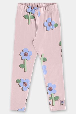 CALÇA FLANELADA UP BABY - FLOWERS - MENINA
