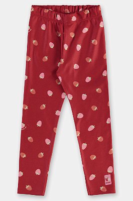 CALÇA FLANELADA UP BABY KIDS - MORANGUINHOS - MENINA