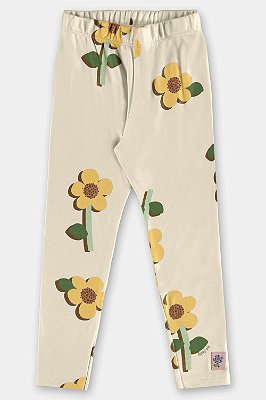 CALÇA FLANELADA UP BABY TODDLER - FLOWERS - MENINA