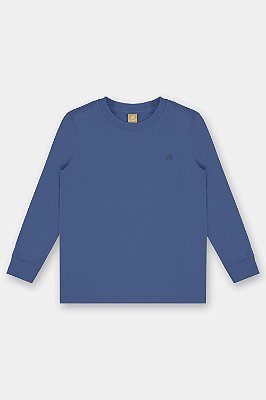 CAMISETA MANGA LONGA UP BABY - AZUL - MENINO
