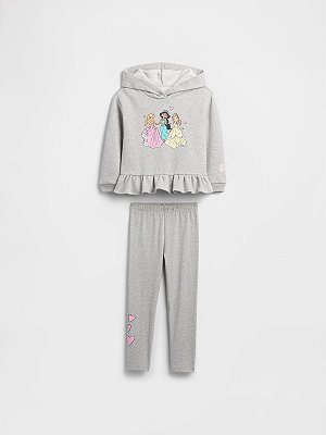 CONJUNTO FLANELADO 2 PEÇAS GAP - PRINCESAS DISNEY - MENINA
