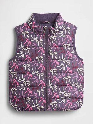 COLETE PUFF GAP - LACINHOS ROXO - MENINA