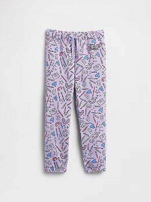 CALÇA MOLETOM FLANELADO GAP - LILÁS - MENINA
