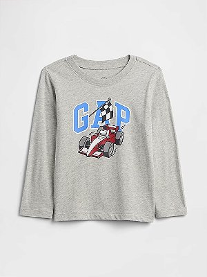 CAMISETA MANGA LOINGA GAP - FÓRMULA 1 - MENINO