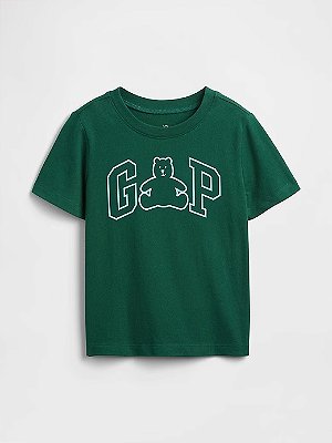 CAMISETA MANGA CURTA GAP - URSINHO VERDE - MENINO
