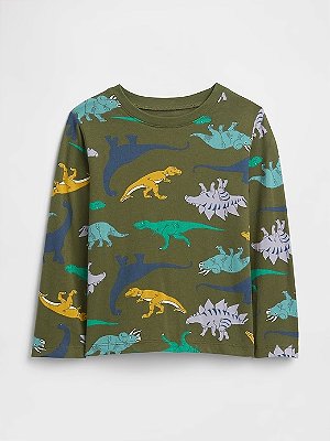 CAMISETA MANGA LONGA GAP - DINO - MENINO