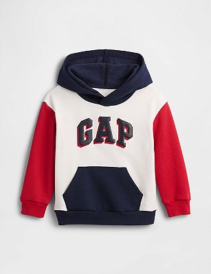 MOLETOM FLANELADO GAP - LOGO - MENINO