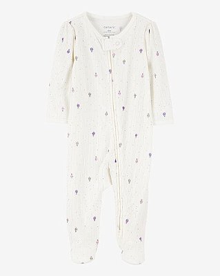 MACACÃO COM PÉ CARTER'S - BALÕES - MENINA