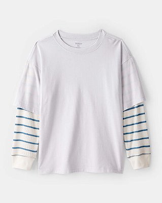 CAMISETA MANGA LONGA OSHKOSH - BASIC - MENINO