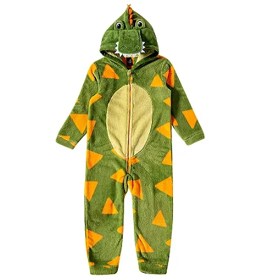 MACACÃO SEM PÉ PELUDINHO TIP TOP KIDS - JACARÉ - MENINO