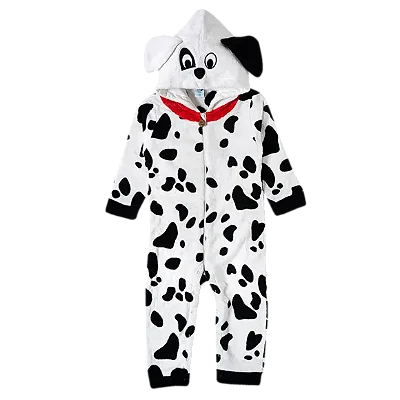 MACACÃO SEM PÉ PELUDINHO TIP TOP TODDLER - CACHORRINHO - UNISSEX