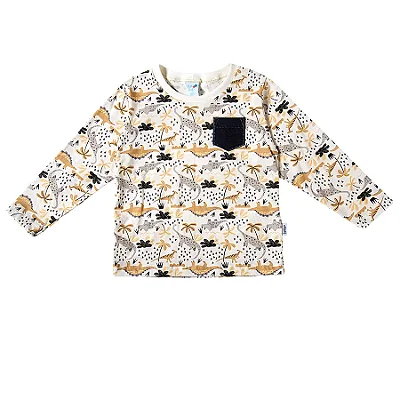 CAMISETA MANGA LONGA TIP TOP KIDS - DINOS - MENINO