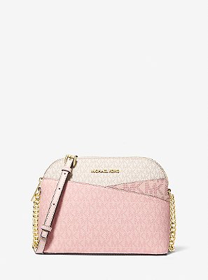 BOLSA TRANSVERSAL JET SET MICHAEL KORS - LOGO ROSE