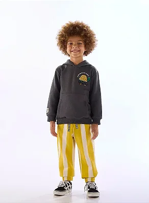 CONJUNTO 2 PEÇAS KIDS TRÊS E JÁ - JACARÉ - MENINO