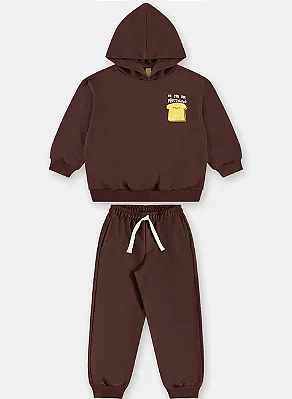 CONJUNTO MOLETOM 2 PEÇAS TRÊS E JÁ KIDS - PÃOZINHO - MENINO