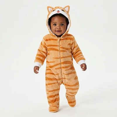 MACACÃO COM PÉ PELUDINHO TIP TOP BABY - GATINHO - UNISSEX