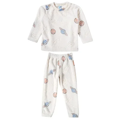 PIJAMA 2 PEÇAS FLEECE TIP TOP - ESPAÇO - MENINO
